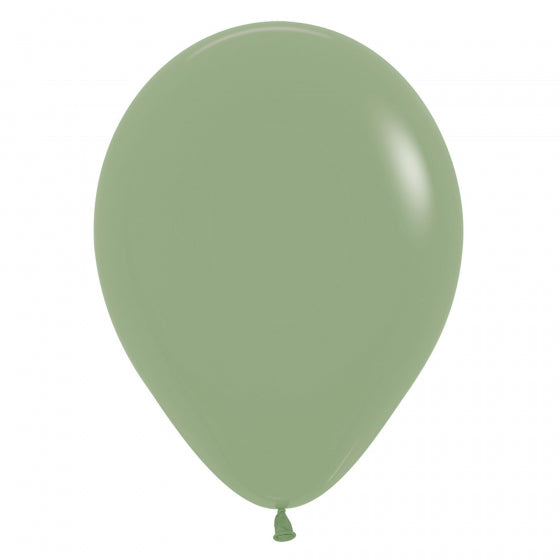 SEMPERTEX EUCALYPTUS GREEN 30CM LATEX BALLOONS (PACK OF 25)