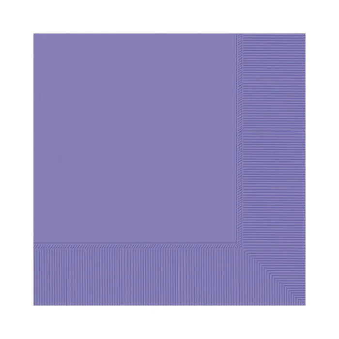 PURPLE LUNCHEON NAPKINS / SERVIETTES (PACK OF 20)