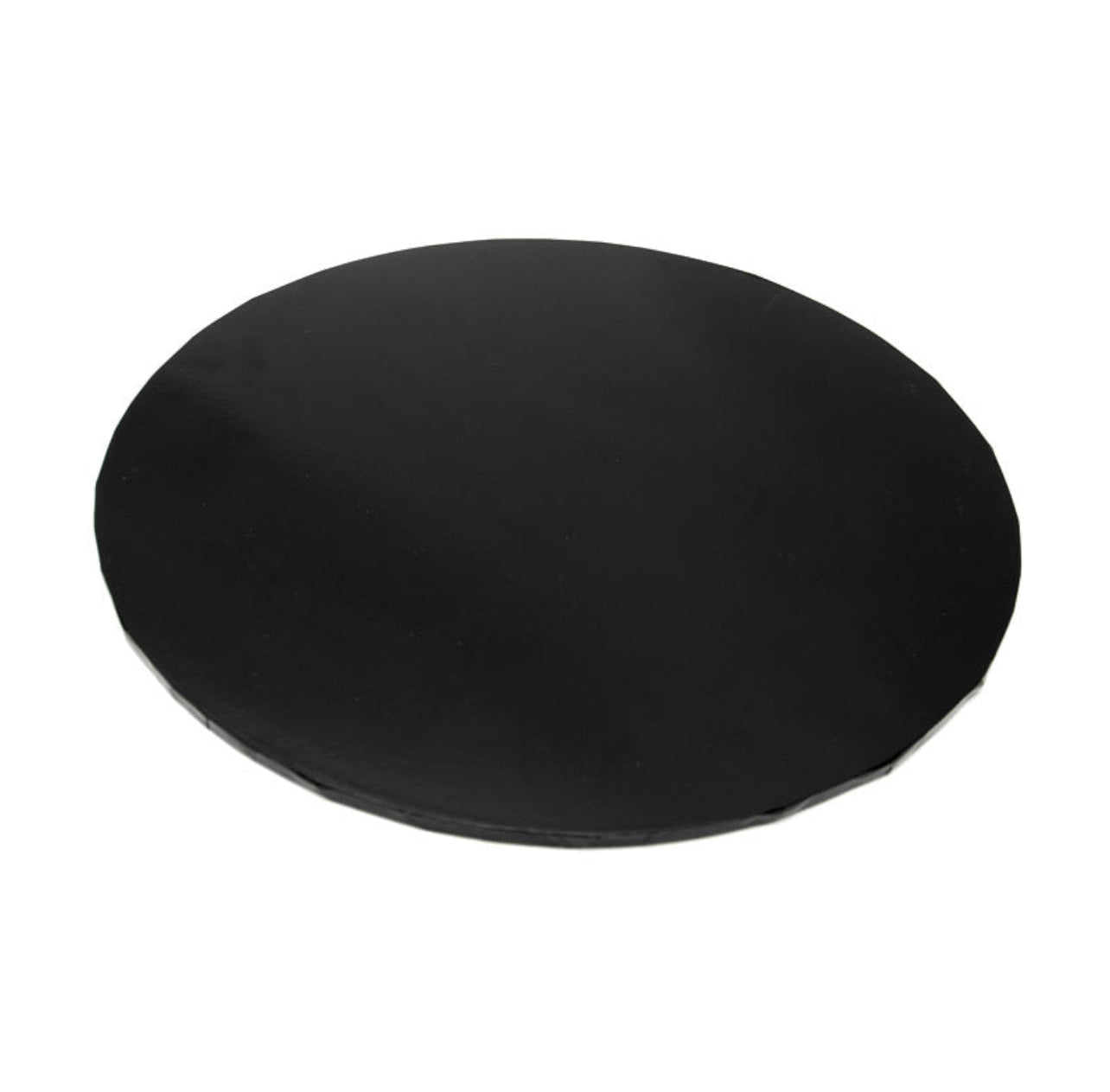 BLACK MASONITE CAKE BOARD 13”