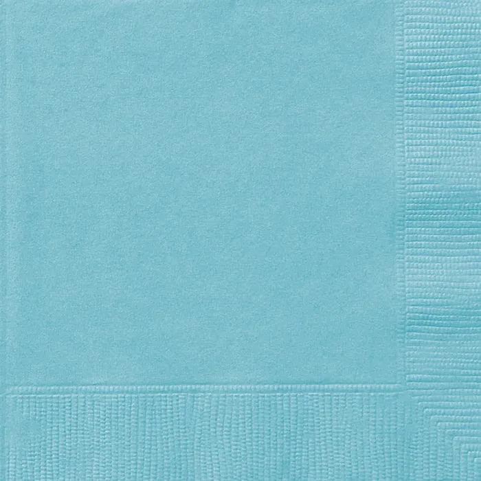 ROBINS EGG BLUE LARGE NAPKINS (PACK OF