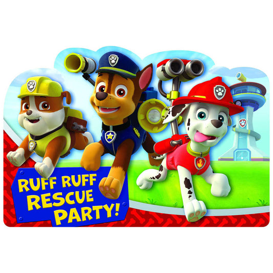 PAW PATROL INVITATIONS