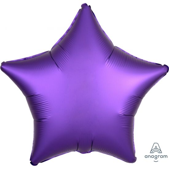 Purple Star Foil Balloon (45cm)