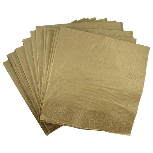 FS GOLD DINNER NAPKINS (PACK OF 40)