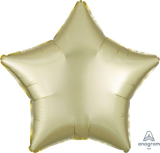 METALLIC PASTEL YELLOW STAR FOIL