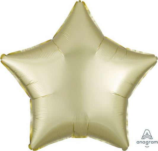 METALLIC PASTEL YELLOW STAR FOIL