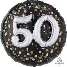 3D 50TH SUPERSHAPE FOIL BALLOON