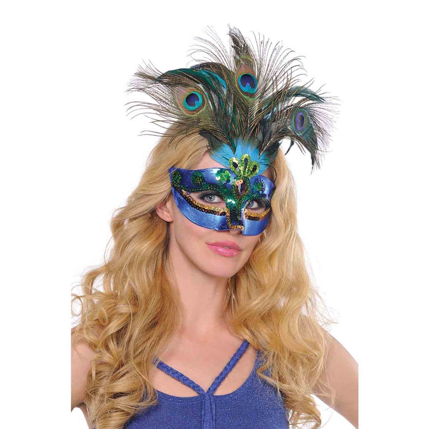 Peacock Feather Mask
