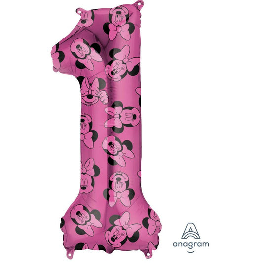 SUPERSHAPE MINNIE MOUSE FOREVER NUMBER 1 L35