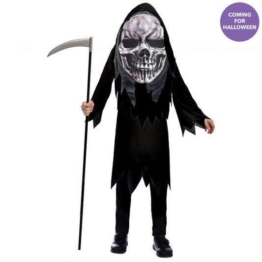 COSTUME GRIM REAPER BIG HEAD 6-8 YEARS