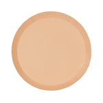 FS PAPER ROUND SNACK PLATE 7" PEACH 10PK