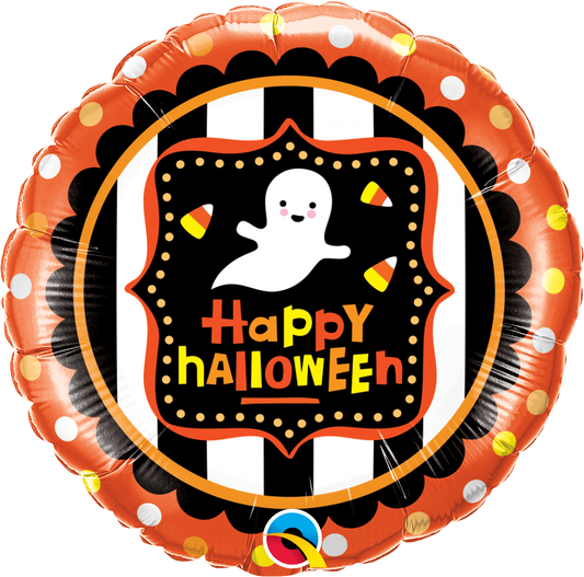 Happy Halloween Candy Com Foil Balloon 45cm