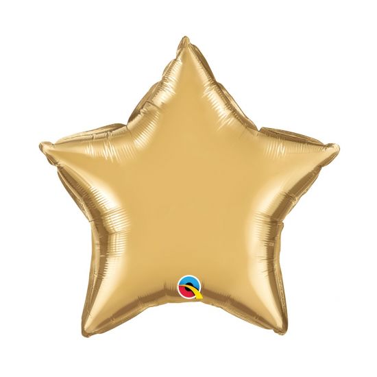 CHROME GOLD STAR FOIL