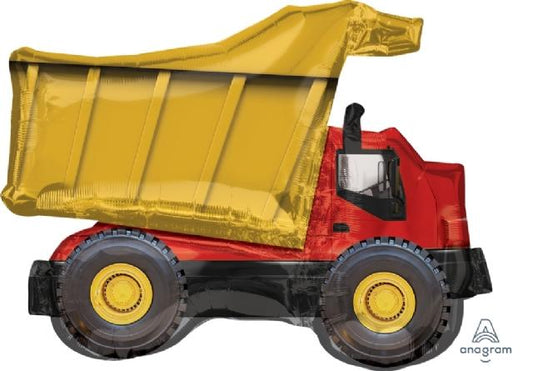 Dump Truck SuperShape Foil Balloon