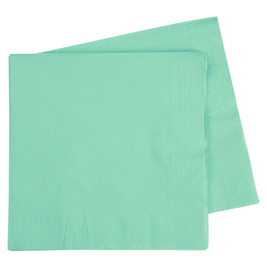 FS PASTEL MINT GREEN DINNER NAPKINS (PACK OF 40)