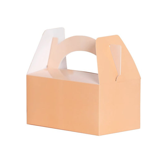 PEACH LUNCH/TREAT BOXES (PACK OF 5)