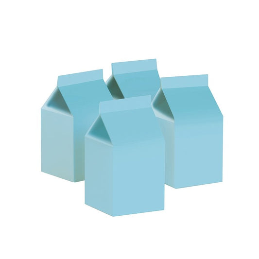 FS PASTEL BLUE MILK BOX PARTY FAVOURS (PACK OF 10)