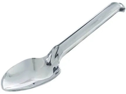 SILVER PLASTIC SERVING SPOON