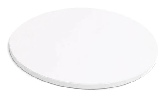 ROUND 6 INCH WHITE CAKE DRUM 10MM THICKNESS