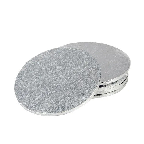 SILVER EMBOSSED CAKE BOARD 12”