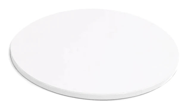 ROUND 10 INCH WHITE CAKE DRUM 10MM THICKNESS