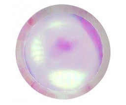 FS PAPER ROUND DINNER PLATE 9" IRIDESCENT 10PK
