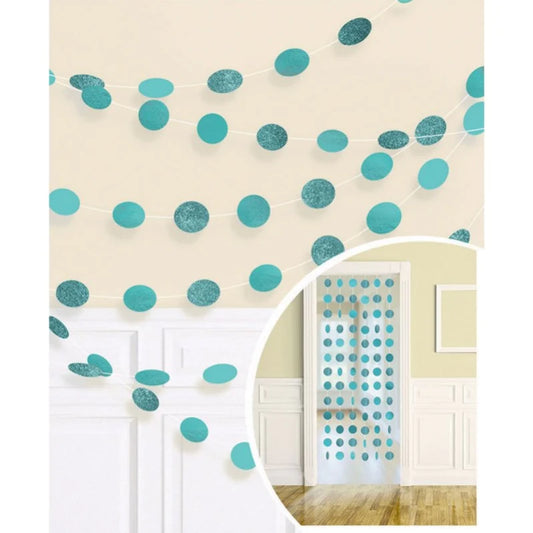 6 DOT GARLAND -  MINT GREEN