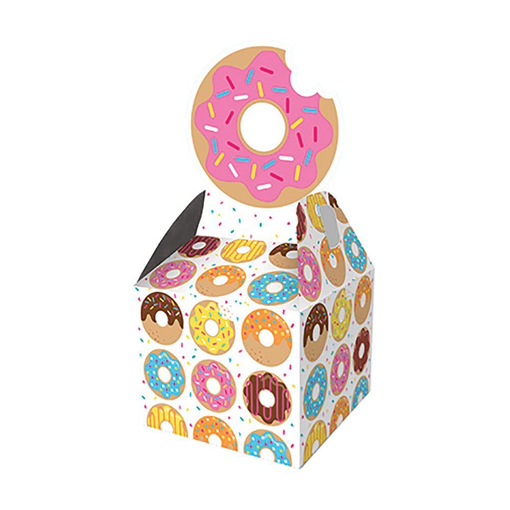 DONUT TIME LOLLY/TREAT BOXES (PACK OF 8)