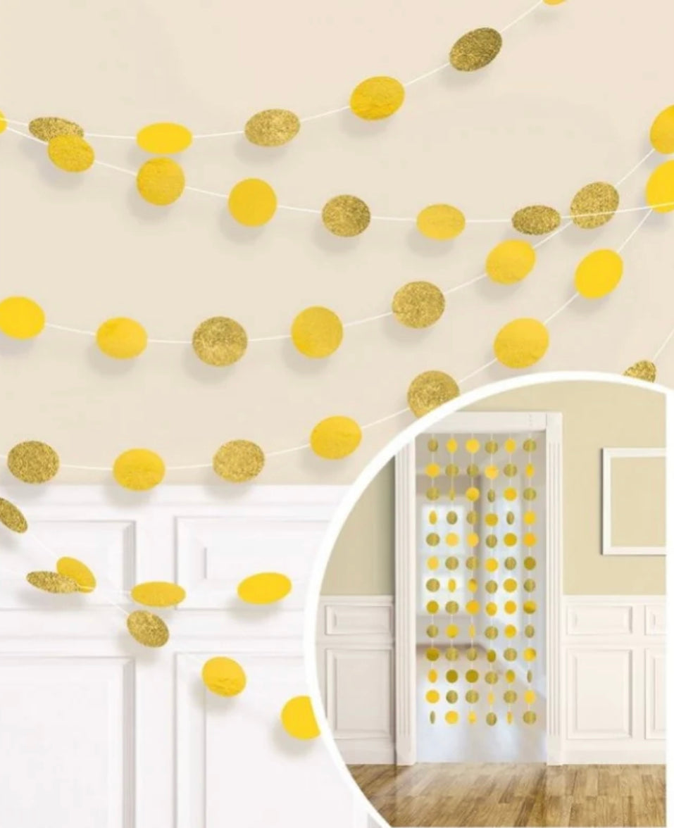 6 DOT GARLAND - YELLOW