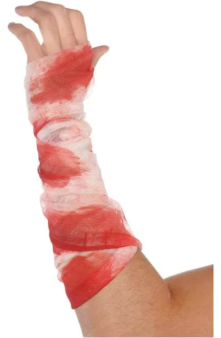 BLOODY GAUZE BANDAGE ROLL
