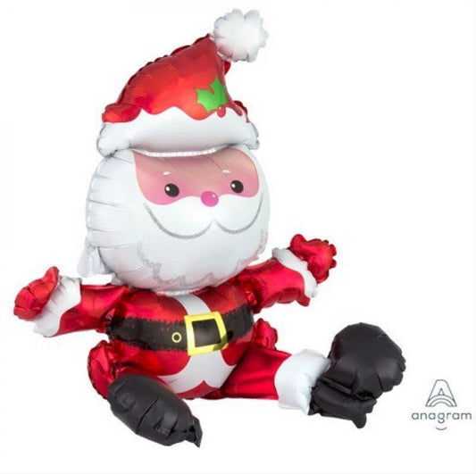 SITTING SANTA FOIL BALLOON