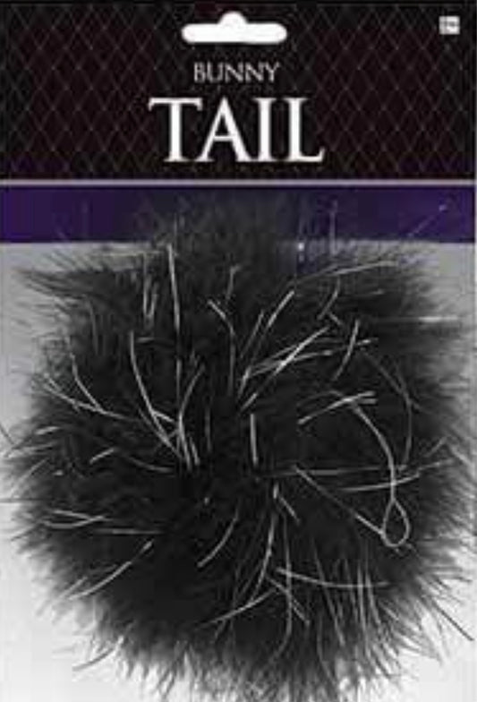 BLACK BUNNY TAIL