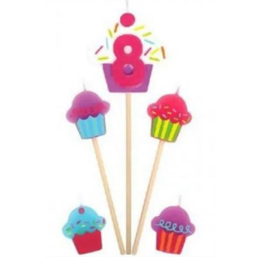 CUPCAKE 8 CANDLE