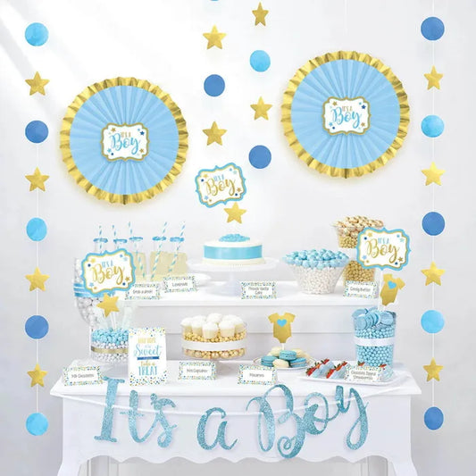 It's A Boy Treat Table Decorating Kit.