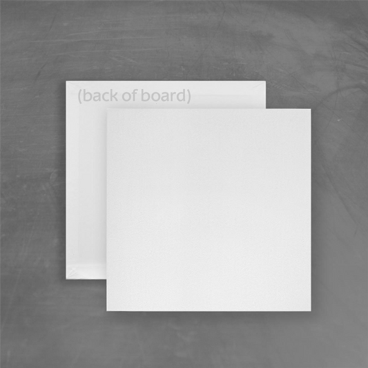 WHITE SQUARE CAKE BOARD 10”