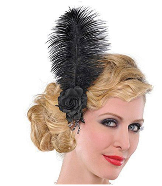 ROARING 20’s FEATHER HAIR CLIP