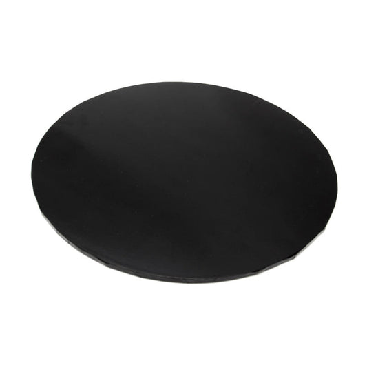 BLACK MASONITE CAKE BOARD 18”