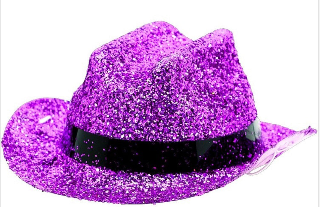 MINI PURPLE COWBOY HAT