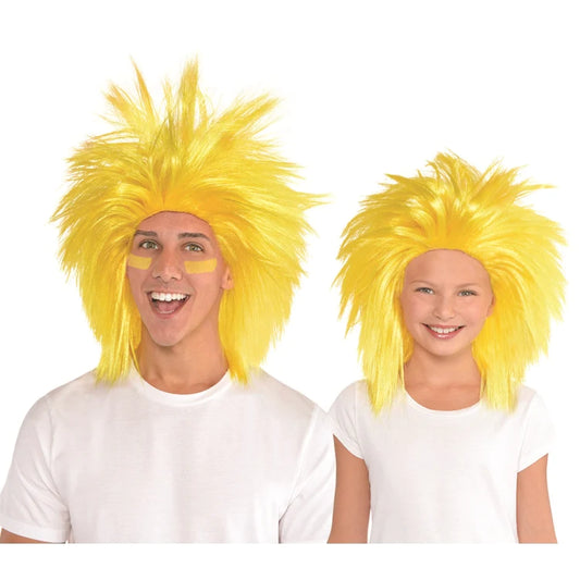 YELLOW CRAZY WIG