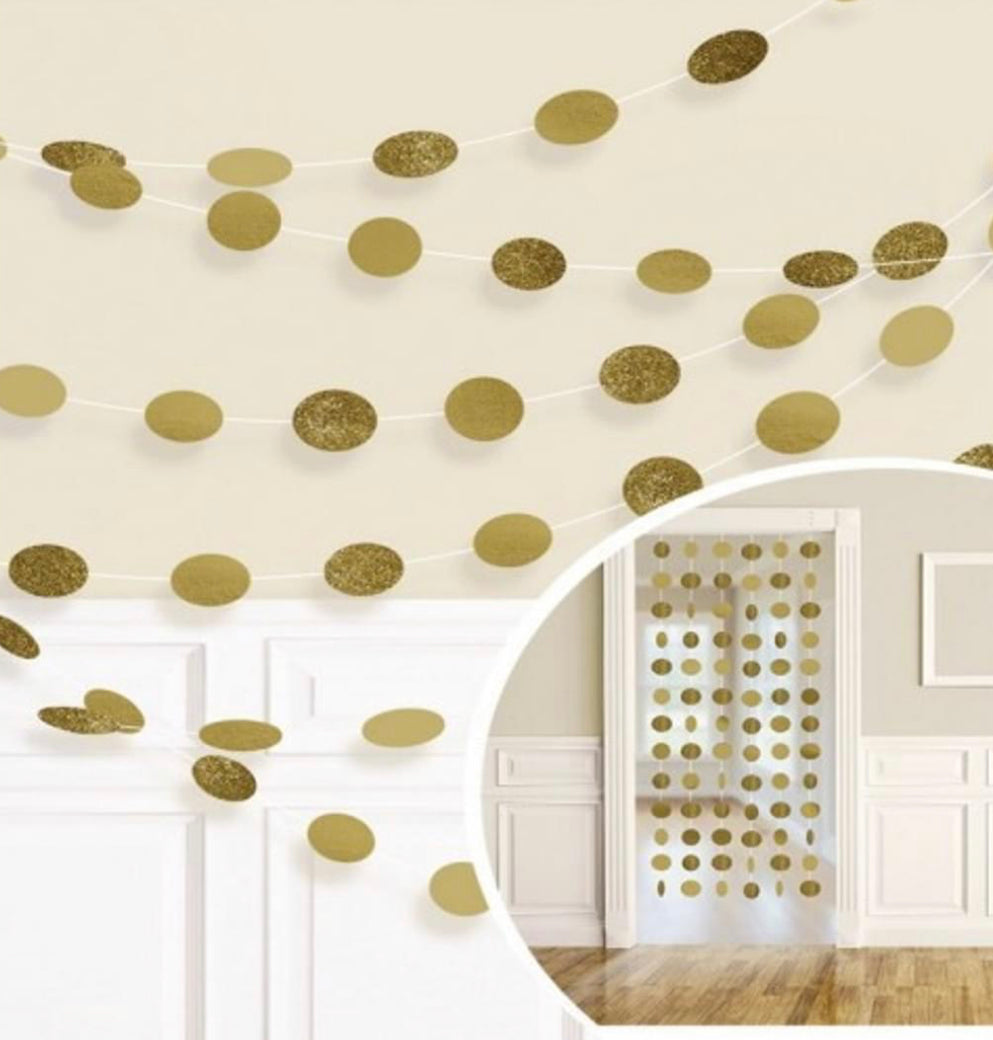 6 DOT GARLAND - GOLD