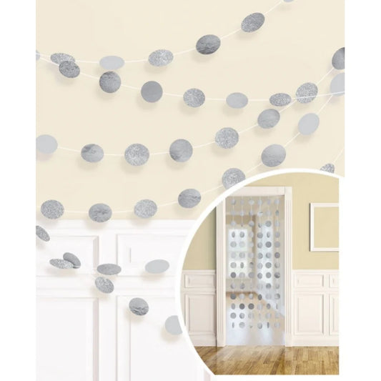 6 DOT GARLAND - SILVER