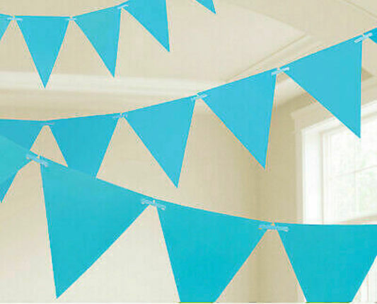 PENNANT BANNER - CARIBBEAN BLUE