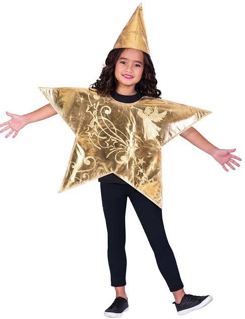 NATIVITY STAR TABARD COSTUME 3-8 YEARS