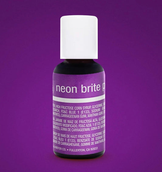 Neon brite purple liquid colouring 0.7oz