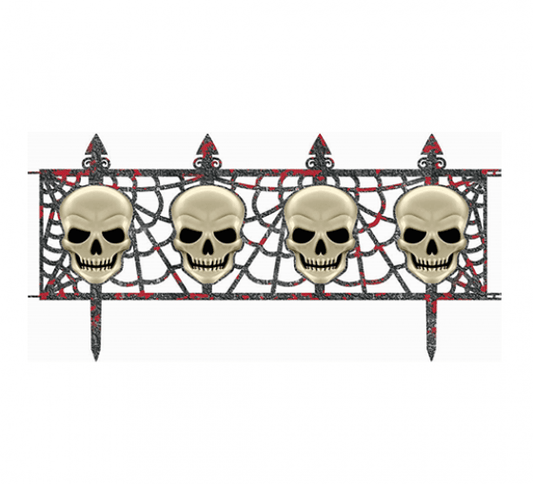 Skull Fence garden deco