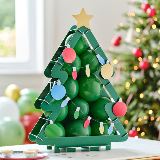 CHRISTMAS TREE BALLOON MOSAIC FRAME