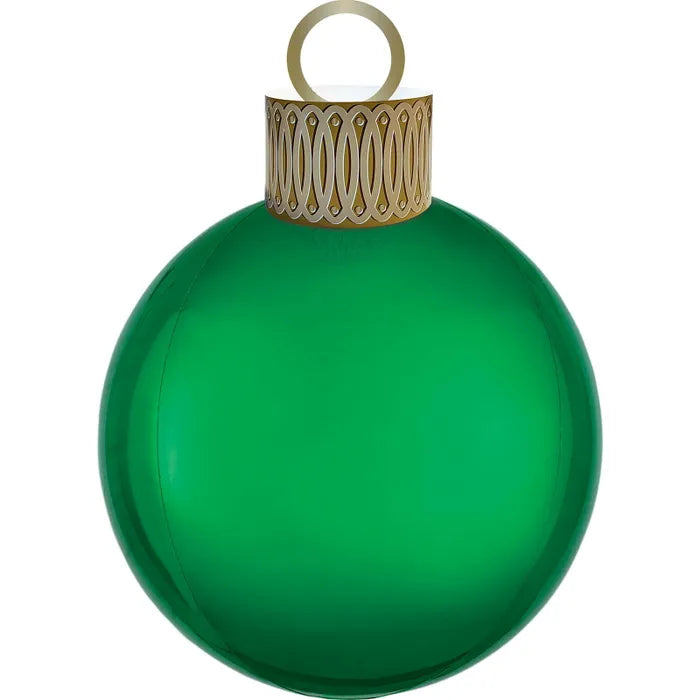 ORBZ GREEN CHRISTMAS ORNAMENT AIR FILL BALLOON KIT