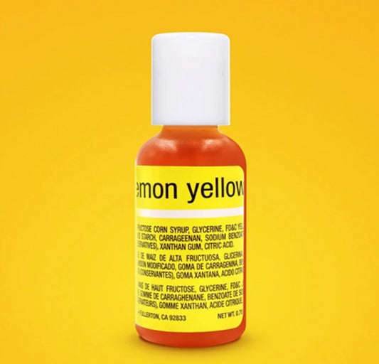 Lemon yellow liquid colour 0.7oz