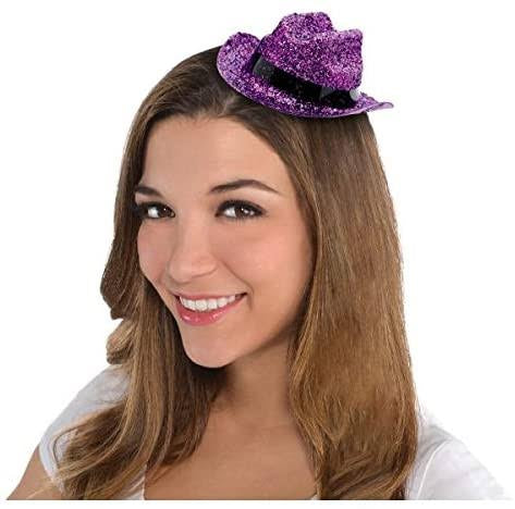 MINI PURPLE COWBOY HAT