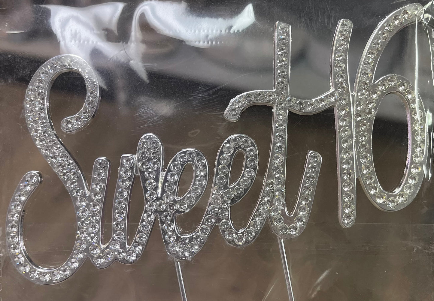 SWEET 16 DIAMANTÉ CAKE TOPPER