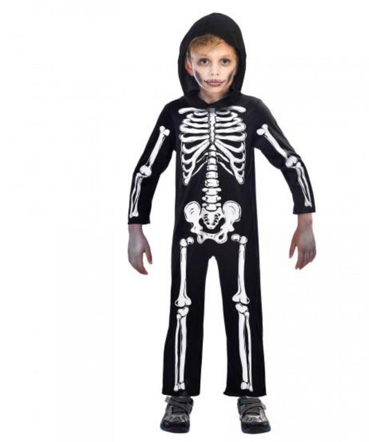 Costume Skeleton Jumpsuit 4-6 Years